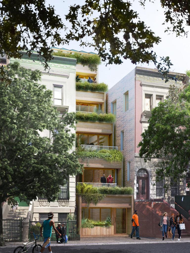 Green-integrated urban infill